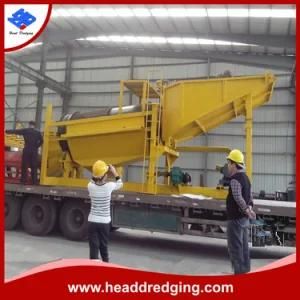 Mobile Alluvial River Sand Tin Placer Gold Mining Washing Processing Machine