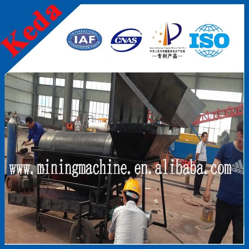 Alluvial Gold Mining Trommel Plant Machine for Ghana