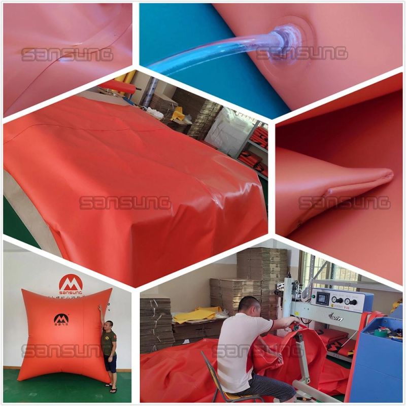 Stone Push Down Device Inflatable Polymer PVC Air Bags for Marble Quarrying