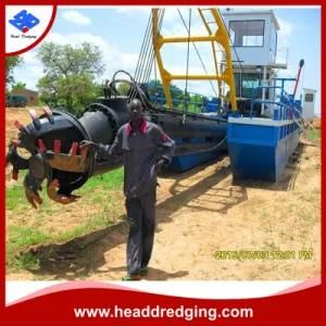 River Channel Mini Small Mobile Portable Sand Cutter Suction Dredger/Dredge/Dredging ...