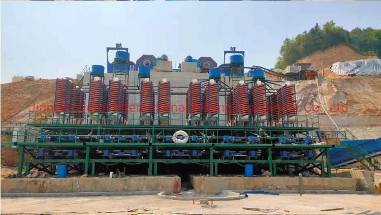 Spiral Concentrator for Chromite Tin Iron Gold Tantalum Coal Black Sand Mineral Mining