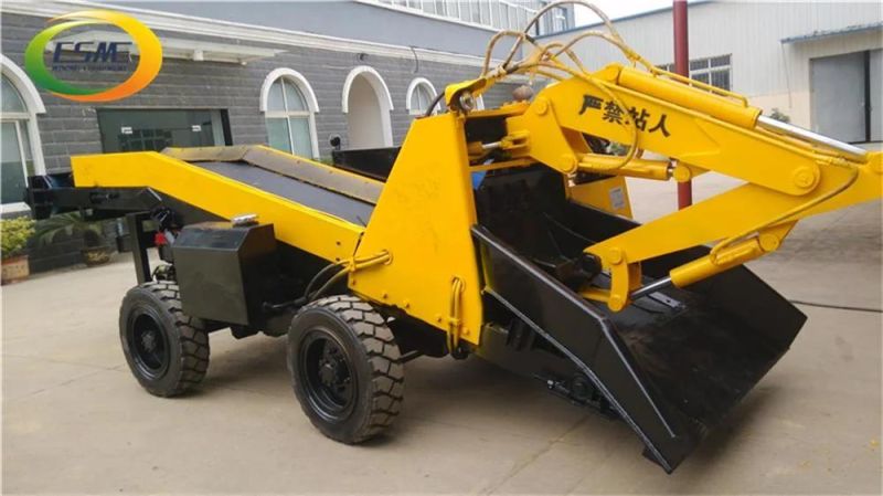 Wheel Mucking Rock Loader for Small Tunnel