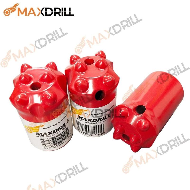 Maxdrill Factory Price Tungsten Carbide 32mm 35mm 36mm 38mm 40mm 12 Degree Taper Button Bit