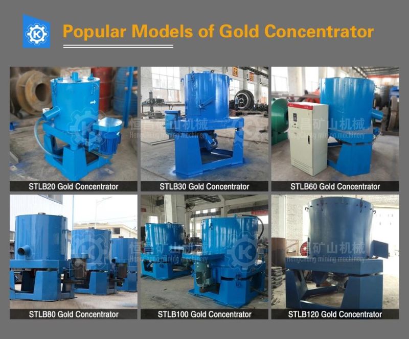 Australia Fine Rock Ore Knelson Type Blue Bowl Centrifuge Centrifugal Gold Concentrator