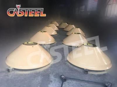Telsmith T500 Cone Liner, Bowl Liner, Concave Ring and Mantle