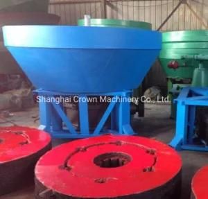 Double Wheel Wet Pan Mill for Gold Ore Sale