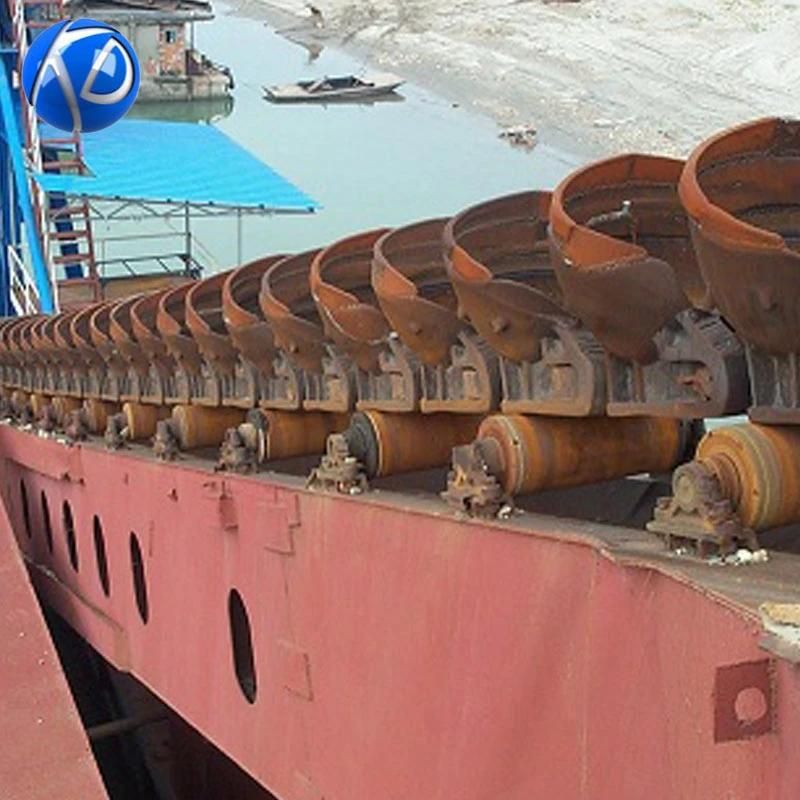 Qingzhou Keda Gold Bucket Sand Dredger with Sluice Box for Sell