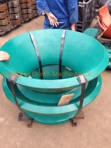 Cone Crusher Spare Parts Concave Mantle for Crushing Stone