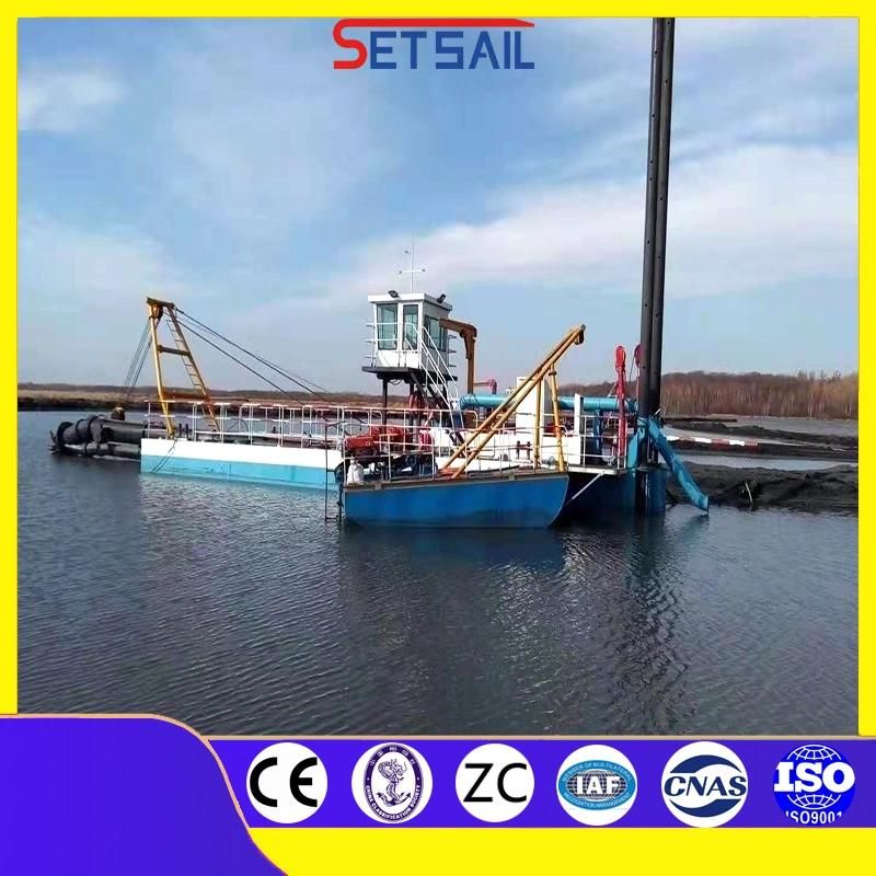 Low Price 12 Inch Cutter Suction Lake Sand Dredger with Spud