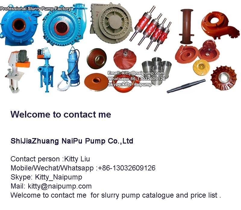 Single Stage Mineral Processing Lime Grinding Sewage Transfer Pump