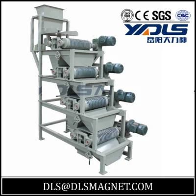 High Efficiency Dry Type Magnetic Roller Separator Equipment Cr 250*1000