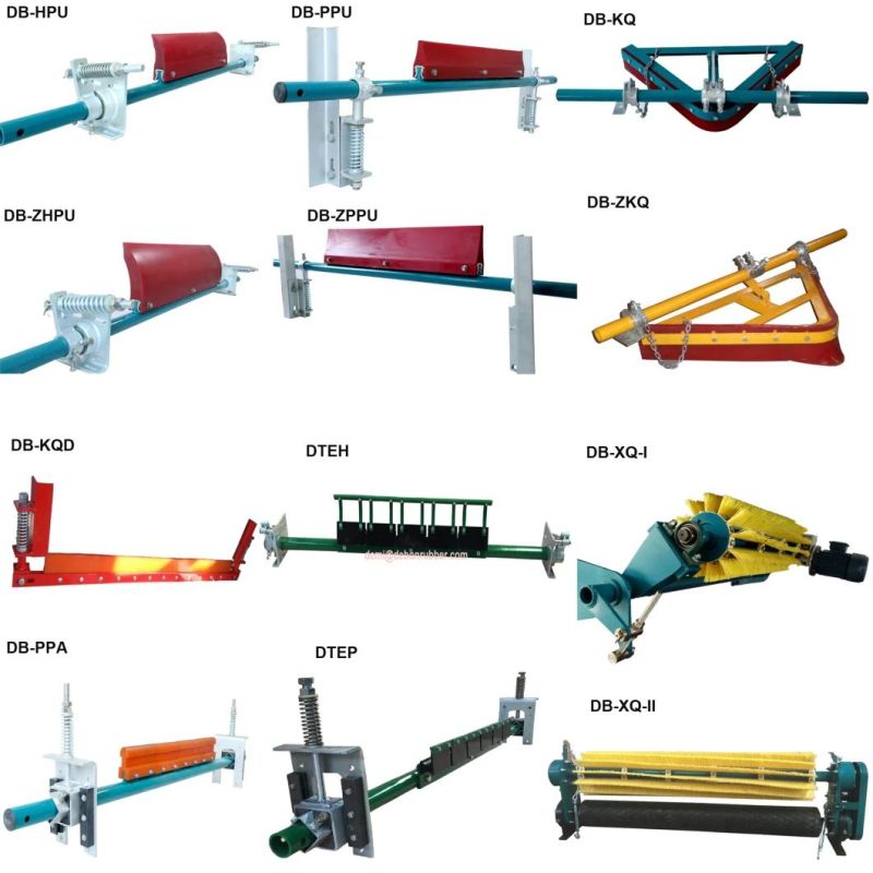 Conveyor Spiral Cleat Cleaning Brush Belt Cleaner Rotary Cleaning Brush Rollers for Conveyor