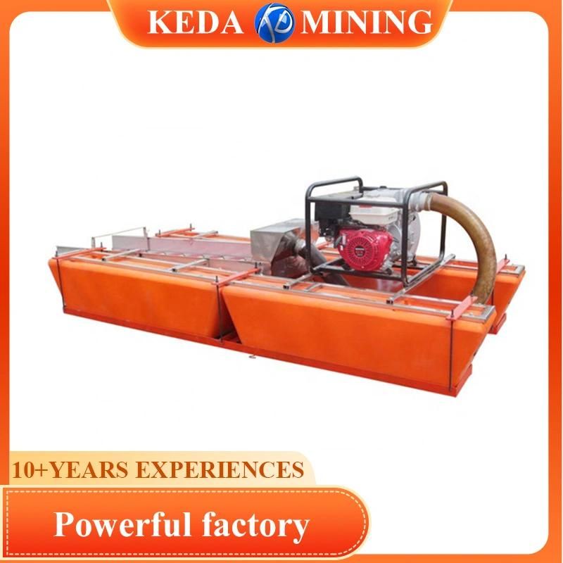 Small Scale Alluvial Gold Mining Dredger with Jet Suction Dredging Pump