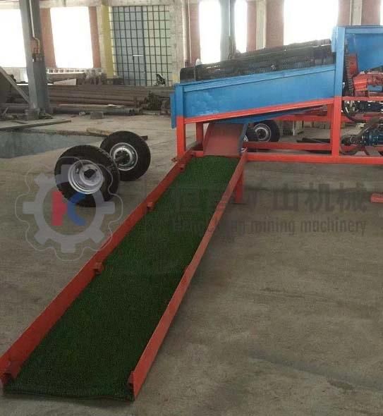 50 Tpd River Gold Washing Plant with Trommel and Shaker Table