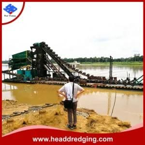 High Quality Sand Excavating Bucket Chain Dredger Direct Sale