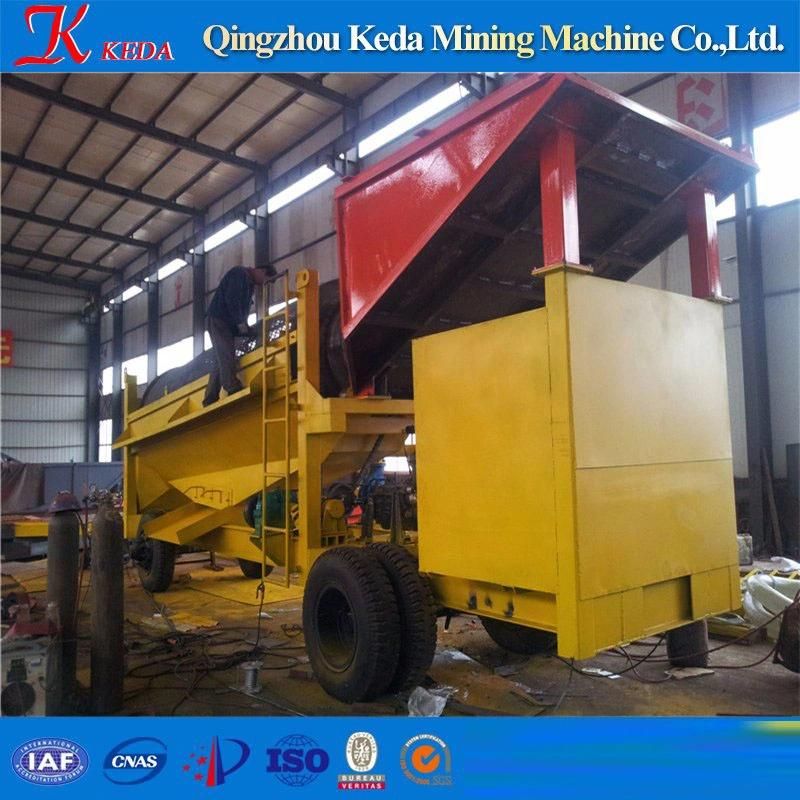 High Efficiently Small Mobile Gold Washing Plant /Mobile Gold Mining Equipment