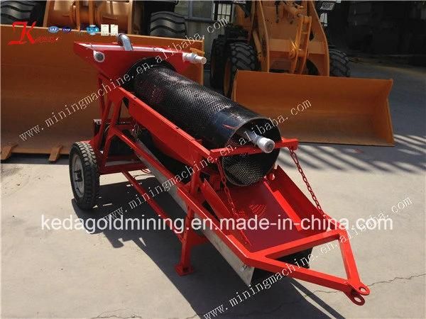 Portable Mining Machine Mineral Separator Rotary Gold Trommel Wash Plant