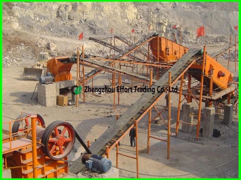 Small Stone Crushing Line Stone Crusher Vibrating Feeder Vibrating Screen with Capacity 5-10tph