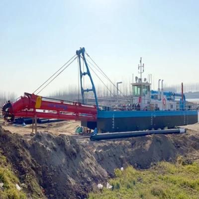 Hydraulic Weichai Engine Cutter Suction Sand and Gravel Dredger with Hard Cutter Teeth