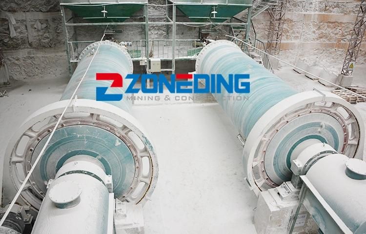 Zinc Ore/Silver Ore/Tin Ore Rubber Liner Ball Mill for Mining Grinding