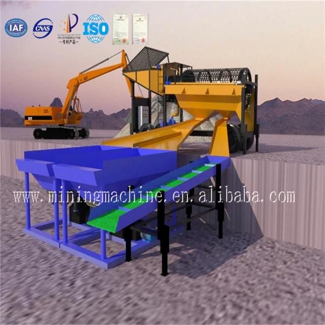 Low Investment Gold Washing Tumlber Sieve Machine for Separate Gold Ore