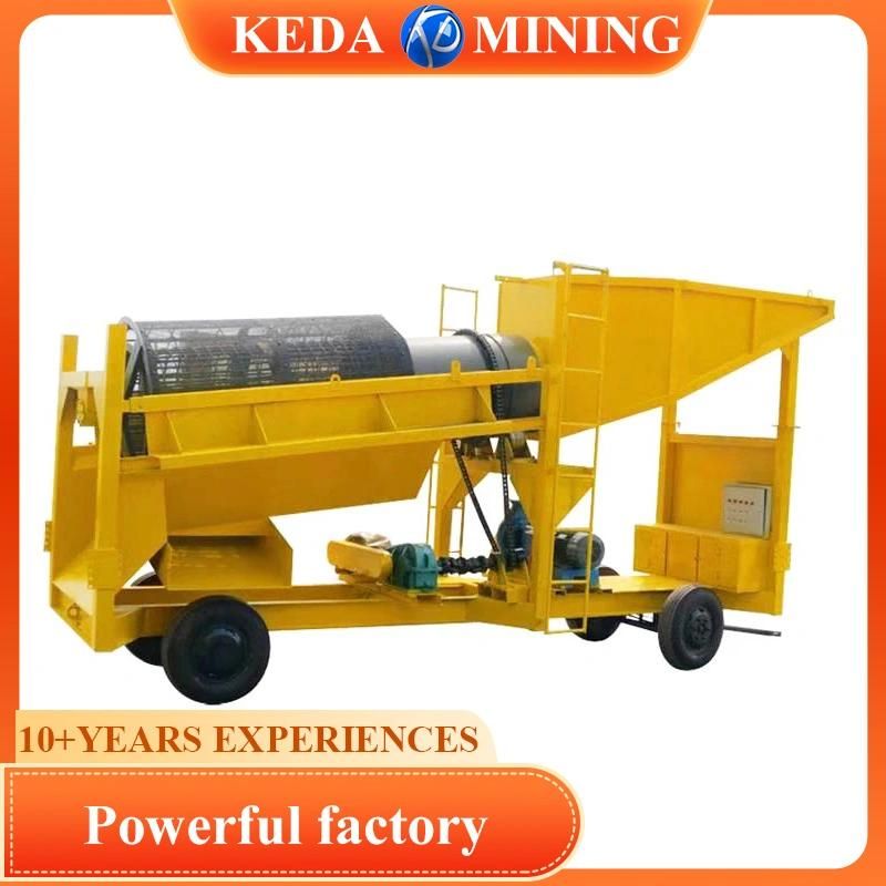 Mobile Rotary Gold Mining Sand Separator Plant Machine for Sale