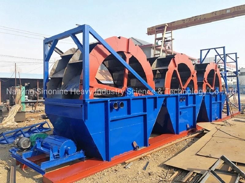 Roller Bucket Wheel Stone Sand Washer Machine