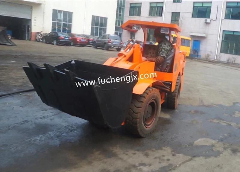 New diesel side seat Mining Underground mini scooptram for small tunnel