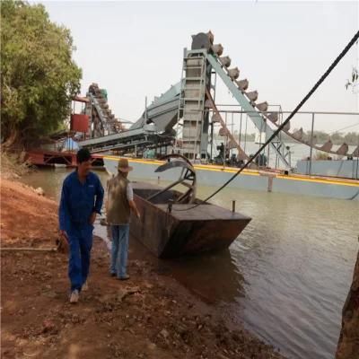 Keda Widely Used Gold Panning Chain Bucket Dredger