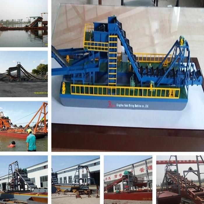 Keda Chain Bucker Dredger Gold Mining Equipment