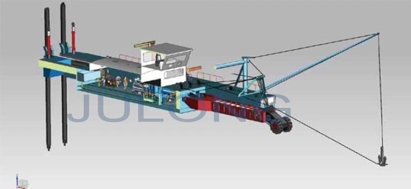 High Efficiency 6000m3/H CSD600 China Cutter Suction Dredger Machine Price