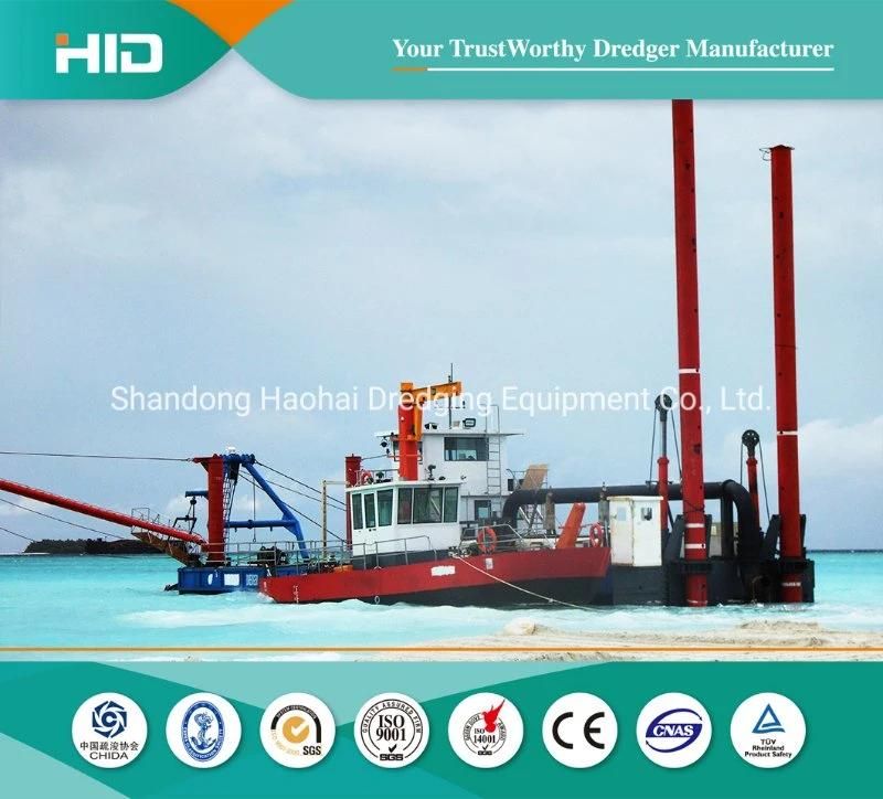 Siemens 18 Inch Full Hydraulic Cutter Suction Sand Dredger Vessel for River/Lake/Rerservoir Dredging Use