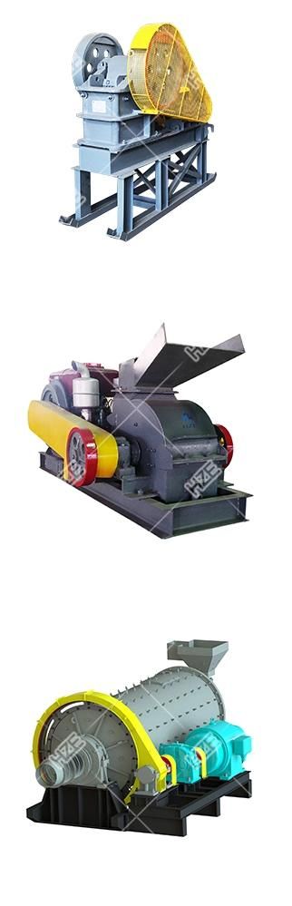 Small Modular Hard Rock and Alluvial Gold Mining Processing Machine