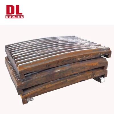 High Manganese Steel Mn18cr2 Crusher Parts Movable Jaw Crusher Plates