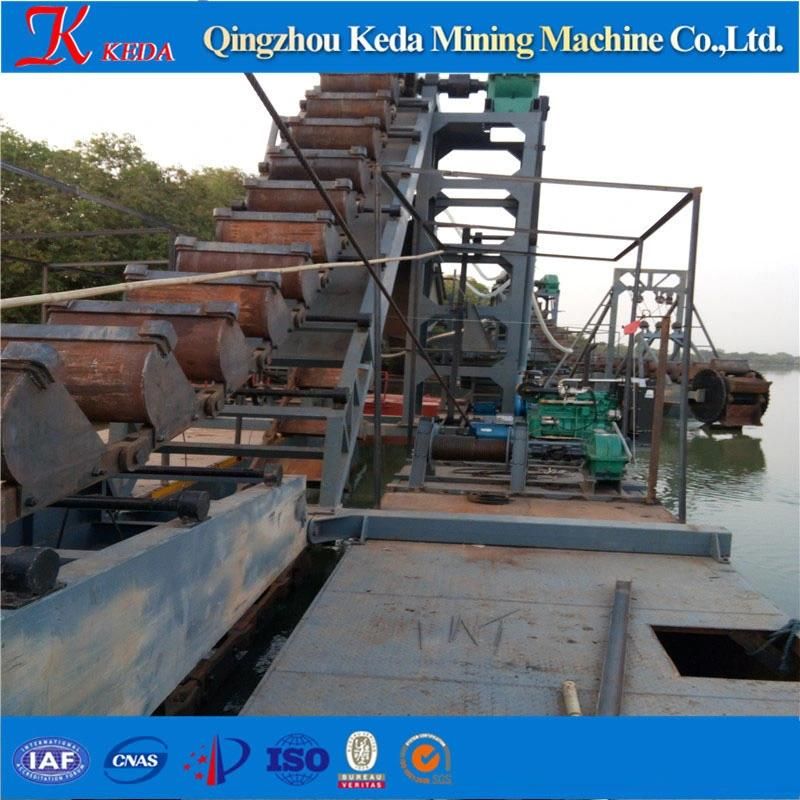 Gold Washing Bucket Chain Panning Dredgers/Boat Sale