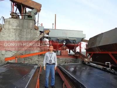 Tinstone Manganese Ore Limonit Jig Pan Concentrator