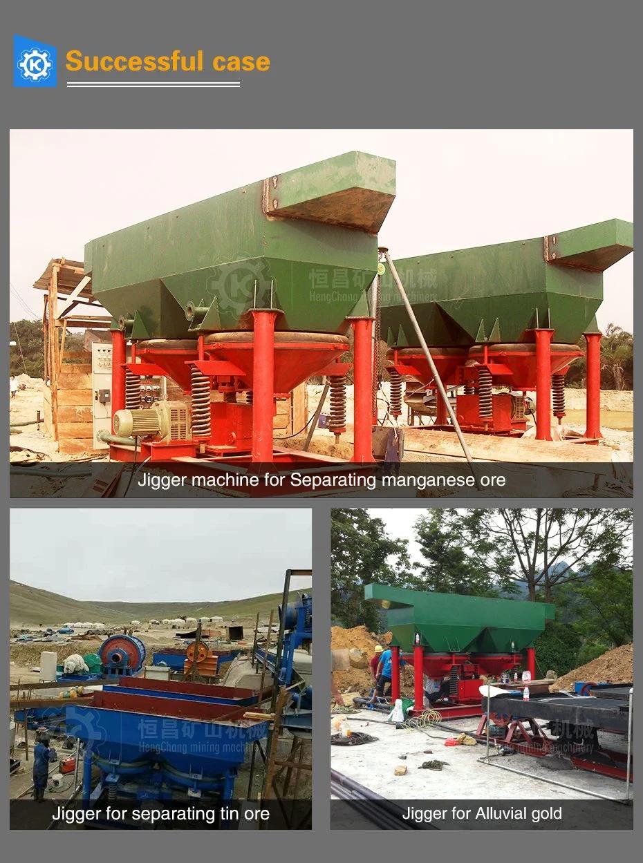 Jt2-2 Tin Ore Mining Machine Jig Concentrator for Tin Ore Separation Plant in Zimbabwe