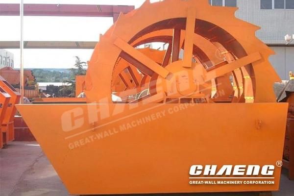 High Efficiency Wheel Bucket Sand Washer for River Sand Washing