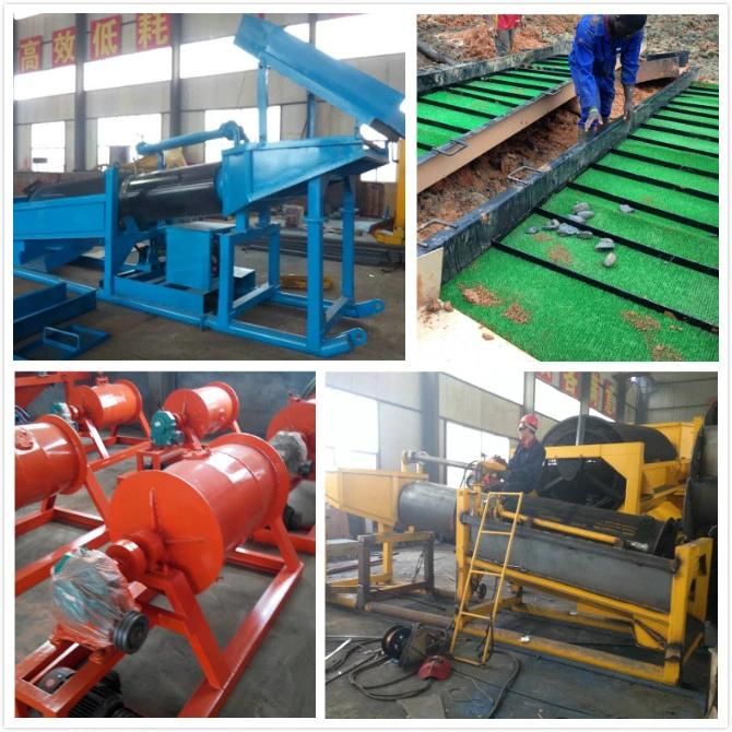 China Portable Mining Rotary Trommel Screen, Mini Gold Washing Plant