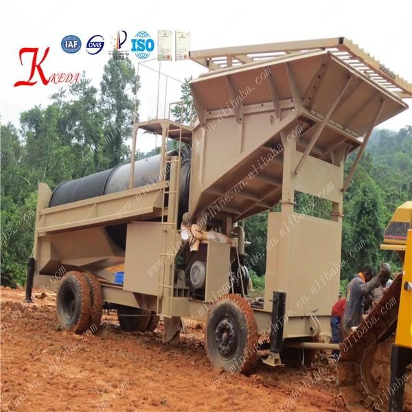 Keda Mobile Gold Drum Screen Gold Wash Plant