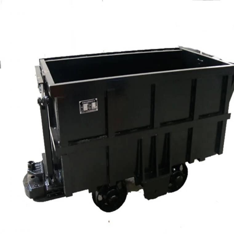 8m3 Hydraulic  Pressure Single-Side Curved Dump Mine Cart