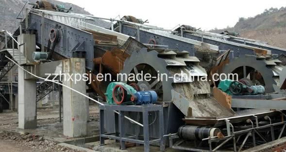 20-50tph Sand Washing Process for Sand Washer Plant