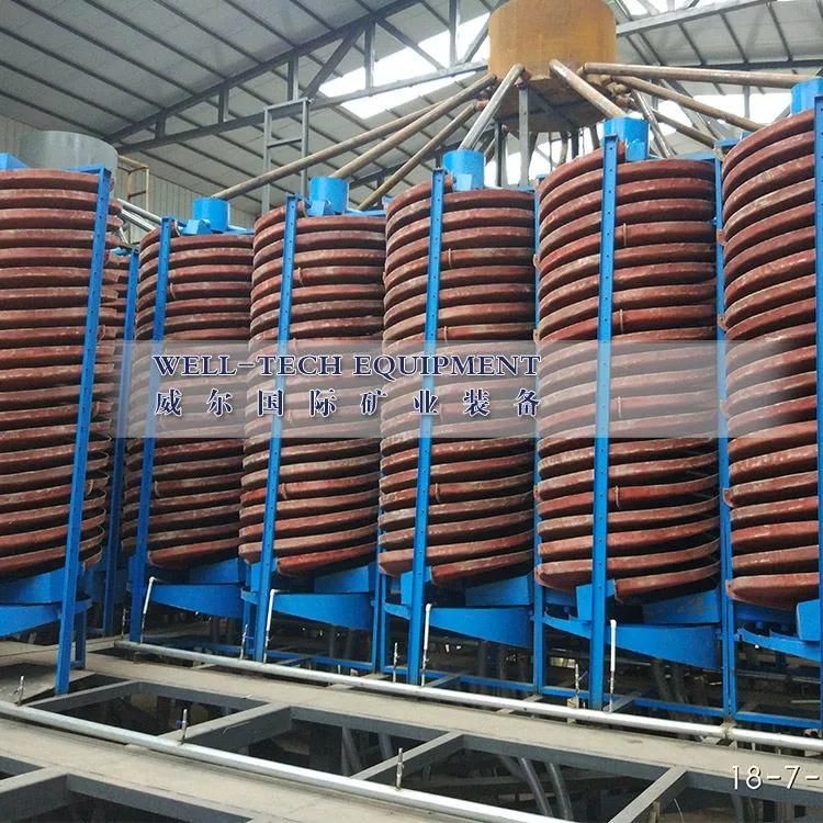 Tungsten Ore Processing Equipment Spiral Chute for Tungsten Separation