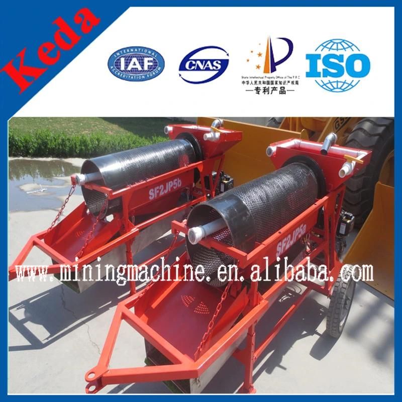 Alluvial Gold Mining Trommel Plant Machine for Ghana