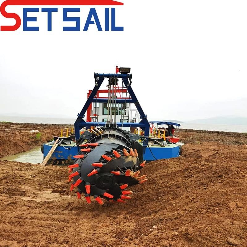 China Diesel Engine 26inch Cutter Suction Dredger with Booster Station