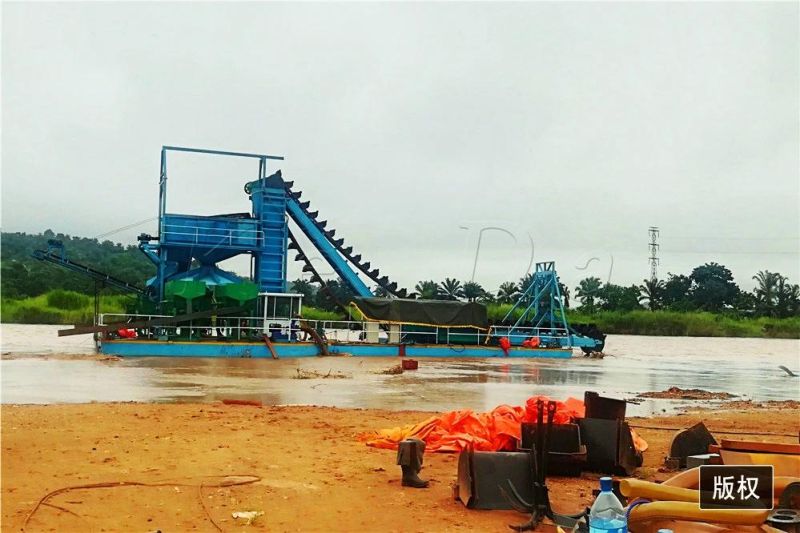 Keda Bucket Trommel Gold Suction Dredge/Gold Wash Dredge in Mali