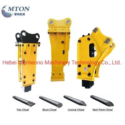 Factory Supply Side Type Excavator for XCMG: 220/240/250 Mounted Breaker Soosan Hydraulic ...