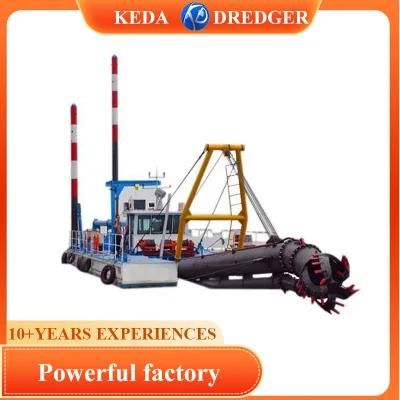Keda China Dredger Manufacturer River Sand Mining Dredging Machine Sand Gold Dredge CSD350 ...