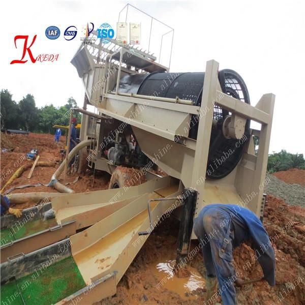 Gold Rotary Trommel Screen Gold Mining Machine