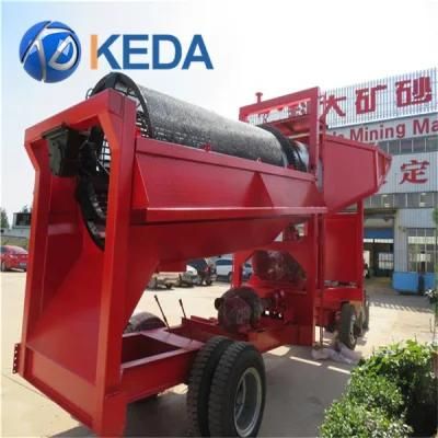 Practical &amp; Portable Gold Washing and Mining Machine Trommel Screen Plant